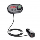 5V2 4A Car Blutooth MP3 Player with Solid Aromatherapy Core black