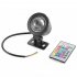 5W 12V IP65 Waterproof RGB LED Underwater Lamp with Remote Control for Swimming Pool Pond Fountain Aquarium black