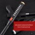 5W LED Flashlight With Indicator Light 300LM High Brightness 5 Lighting Modes USB Rechargeable Strong Light Baseball Bat Torch For Camping Emergencies Hiking bl