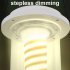 5W Outdoor Portable Camping Lantern With Hook Adjustable Brightness Stepless Dimming USB Rechargeable Work Lamp For Emergency Fishing Hiking Standard