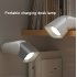 5W Portable UBS LED Desk Lamp With 2000mAh Large Capacity Battery Adjustable Brightness Eye Protection Battery Powered Night Lights Flashlight Study Lamp White