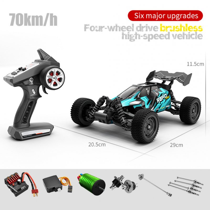 Q117 Full Scale High-speed Remote Control Car Off-road Vehicle Metal Model Racing Car Toys for Kids 