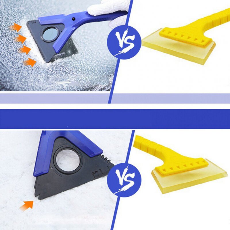 Car Snow Removal Shovel Glass Ice Scraper Windshield Window Frost Removal Brush Tool 