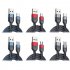 5a Micro Type c Fast Charging Data  Cable Nylon Braided 1 Meter   2 Meters Flexible Charging Cable Compatible For Huawei Mobile Phone Red 2 meters  5A  Type c