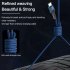 5a Micro Type c Fast Charging Data  Cable Nylon Braided 1 Meter   2 Meters Flexible Charging Cable Compatible For Huawei Mobile Phone Red 2 meters  5A  Type c