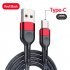 5a Micro Type c Fast Charging Data  Cable Nylon Braided 1 Meter   2 Meters Flexible Charging Cable Compatible For Huawei Mobile Phone Red 2 meters  5A  Type c