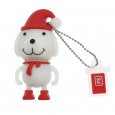 Cute Dog Design U Disk White 128GB