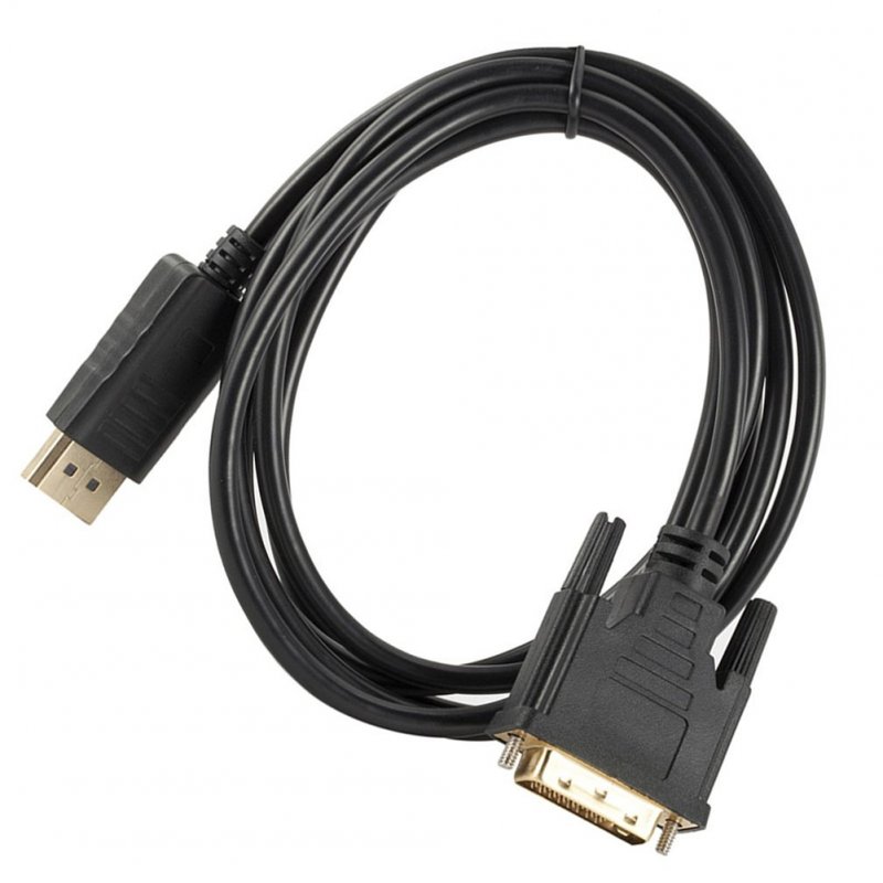 1.8m Dp To Dvi Hd Cable Displayport To Dvi 24+1 Signal Conversion Adapter Cable Converter 1920x1080p 