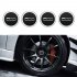 5cc 60mm Car Wheel Center Caps Hub Tyre Rim Hub Cap Cover for Fiat 500 Auto Accessories Black red