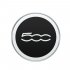 5cc 60mm Car Wheel Center Caps Hub Tyre Rim Hub Cap Cover for Fiat 500 Auto Accessories Black