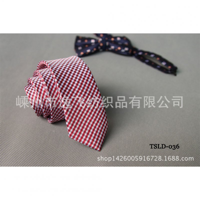 5cm Skinny Tie Classic Silk Solid Dot Narrow Slim Necktie Accessories Wedding Banquet Host Photo TSLD-036