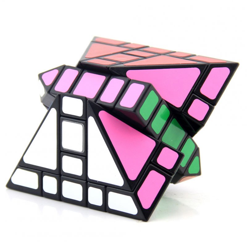 Witeden Octahedral Mixup Cube Smooth Special-shaped Magic Cube Educational Learning Toys for Children Gifts