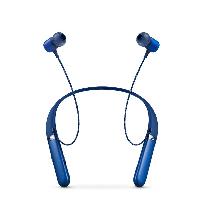 Original JBL Live 200BT Bluetooth HiFi Earphone In-Ear Sports Neckband Headphone with Three-Button Remote Microphone blue