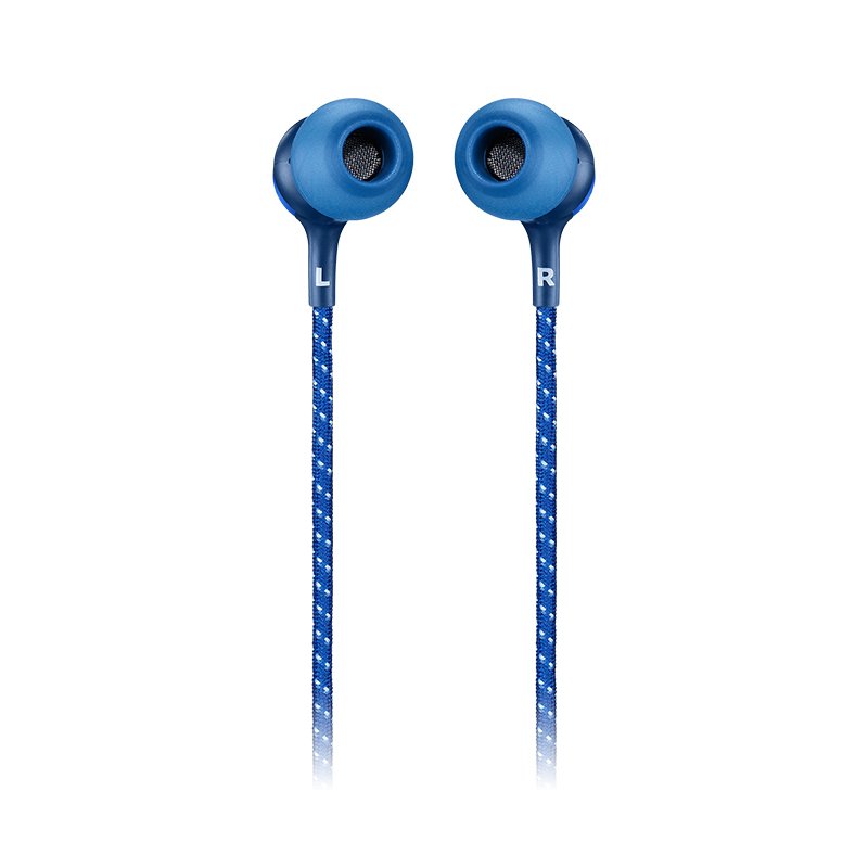 Original JBL Live 200BT Bluetooth HiFi Earphone In-Ear Sports Neckband Headphone with Three-Button Remote Microphone blue