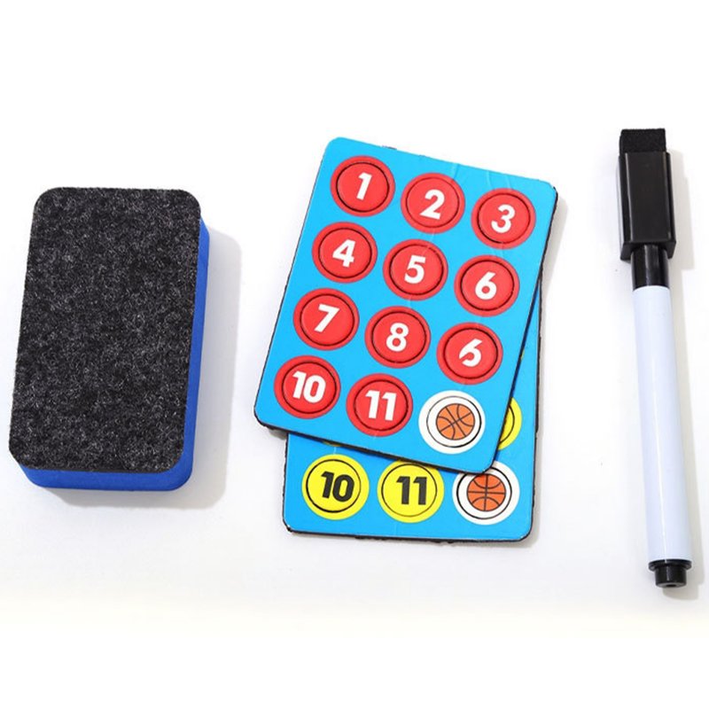 Foldable Basketball Teaching Clipboard Kit Zipper Design Strong Magnetic Nclear Printing Tactical Board 