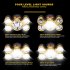 5led Headlamp Usb Rechargeable Super Bright Strong Light Fishing Lights For Outdoor Camping Fishing 9 x 9 x 7cm