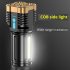 5led Super Bright Flashlight Usb Rechargeable Outdoor Portable Multi function Waterproof Cob Side Light Work Light Silver