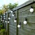 5m 6 5m LED Light Solar Power Warm White Lamp Outdoor Garden Courtyard Lighting White shell 5m 20LED