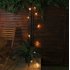 5m 6 5m LED Light Solar Power Warm White Lamp Outdoor Garden Courtyard Lighting Transparent shell 5m 20LED