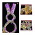 5m Luminous Easter Rabbit Egg Ribbon Lights Led Fairy Lights Ornament For Outdoor Party Garden Decor Golden Ribbon   Warm Light