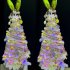 5m Luminous Easter Rabbit Egg Ribbon Lights Led Fairy Lights Ornament For Outdoor Party Garden Decor Golden Ribbon   Warm Light