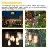 5m Solar 20 Led String Lights 8 Modes Outdoor Ip43 Waterproof Edison Light Bulb Garden Decor Lamp 8 Mode Solar 20 Lights