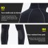 5mm One piece Snorkeling Wetsuit Coldproof Front Zipper Long Sleeves Underwater Surfing Swimsuit black XS 45 50 kg