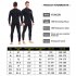 5mm One piece Snorkeling Wetsuit Coldproof Front Zipper Long Sleeves Underwater Surfing Swimsuit black XS 45 50 kg