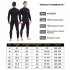 5mm One piece Snorkeling Wetsuit Coldproof Front Zipper Long Sleeves Underwater Surfing Swimsuit black S 50 60 kg