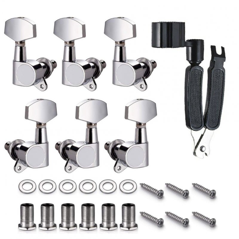 Guitar String Tuning Pegs Set Machine Heads Knobs Tuners Tuning Keys for Electric Acoustic Guitarra Parts Replacement Tool 