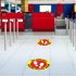 5pcs 10pcs Social Distancing Floor Decals For Floor Safety Notice Floor Marker BE SMART PLEASE STAND APART 5pcs