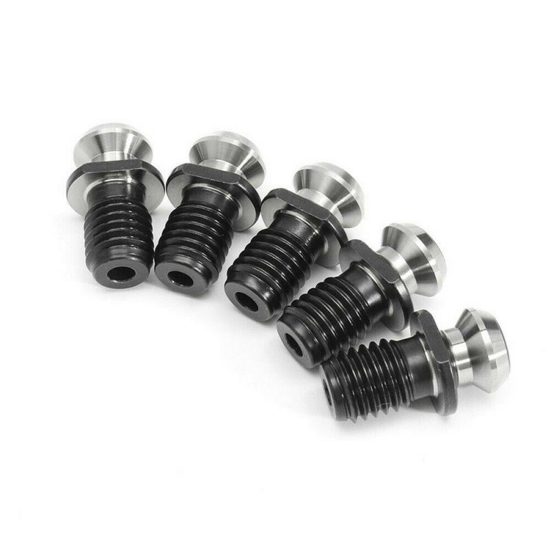 5pcs Carbon Steel CAT40-45 Degree 5/8-11 Pull Stud Retention Knob Parts