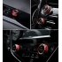 5pcs Center  Console  Knobs  Ac  Air  Conditioning  Button audio function rear  Mirror  Knob  Cover Trim For Camry 2018 2019 2020 Red