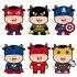 5pcs Chinese Red  Envelope  Cute Ox Hongbao New Year Spring Festival Birthday Marry Red Gift  Envelope Superhero