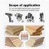 5pcs Countersink Drill Bit Set With 8 10mm Shank Heavy Duty Construction Woodworking Tool For Steel Wood Plastic Sheet Metal 5PCS  blade diameter 10mm 