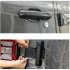 5pcs Door Handle Protective Housing Patch for for Wrangler 2018 Carbon fiber