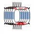 5pcs Fpv Racing Gates Obstacle Avoidance Training Diy Gantry For Dji Avata Drone Competition Practice Track 5 piece combination 1111164