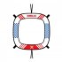 5pcs Fpv Racing Gates Obstacle Avoidance Training Diy Gantry For Dji Avata Drone Competition Practice Track 5 piece combination 1111164