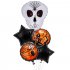 5pcs Halloween Foil Balloons Cat Ghost Spider Pumpkin Bat Balloon For Birthday Halloween Party Decorations Supplies Set 13