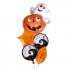 5pcs Halloween Foil Balloons Cat Ghost Spider Pumpkin Bat Balloon For Birthday Halloween Party Decorations Supplies Set 12