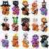 5pcs Halloween Foil Balloons Cat Ghost Spider Pumpkin Bat Balloon For Birthday Halloween Party Decorations Supplies Set 12