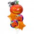 5pcs Halloween Foil Balloons Cat Ghost Spider Pumpkin Bat Balloon For Birthday Halloween Party Decorations Supplies Set 12