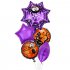 5pcs Halloween Foil Balloons Cat Ghost Spider Pumpkin Bat Balloon For Birthday Halloween Party Decorations Supplies Set 12