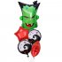 5pcs Halloween Foil Balloons Cat Ghost Spider Pumpkin Bat Balloon For Birthday Halloween Party Decorations Supplies Set 12