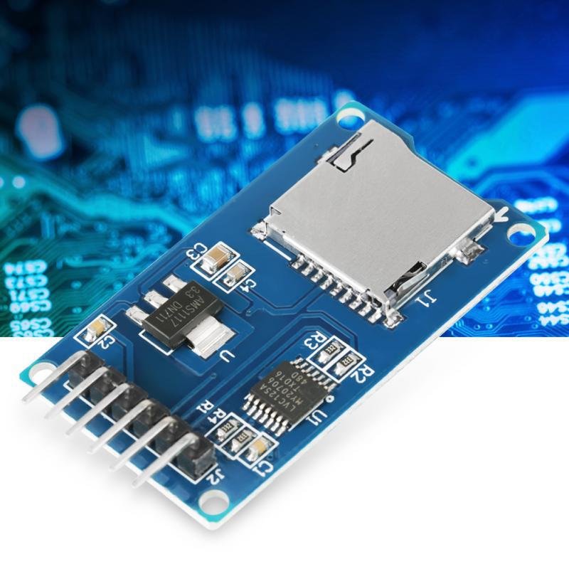 5pcs / Lot Memory Card Reading Module Mini TF Card Adapter blue