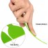 5pcs Plastic Flexible Paint Scraper Razor Blades Tool Steel Blades for Painting Green