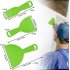 5pcs Plastic Flexible Paint Scraper Razor Blades Tool Steel Blades for Painting Green