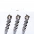 5pcs Sds max Cemented Carbide Hammer Drill Bit Set 6 8 10 12 14mm Double Flute Cross head Round Shank