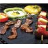 5pcs Set Reusable BBQ Grill Mats Non Stick Barbecue Baking Pad Sheets Bakeware Cooking Tool For Outdoor Picnic Golden