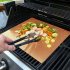 5pcs Set Reusable BBQ Grill Mats Non Stick Barbecue Baking Pad Sheets Bakeware Cooking Tool For Outdoor Picnic Golden